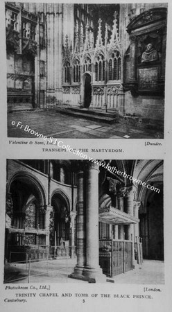 COPY NEGS ENGLISH CATHEDRALS FR.AUBREY BURQUI CANTERBURY